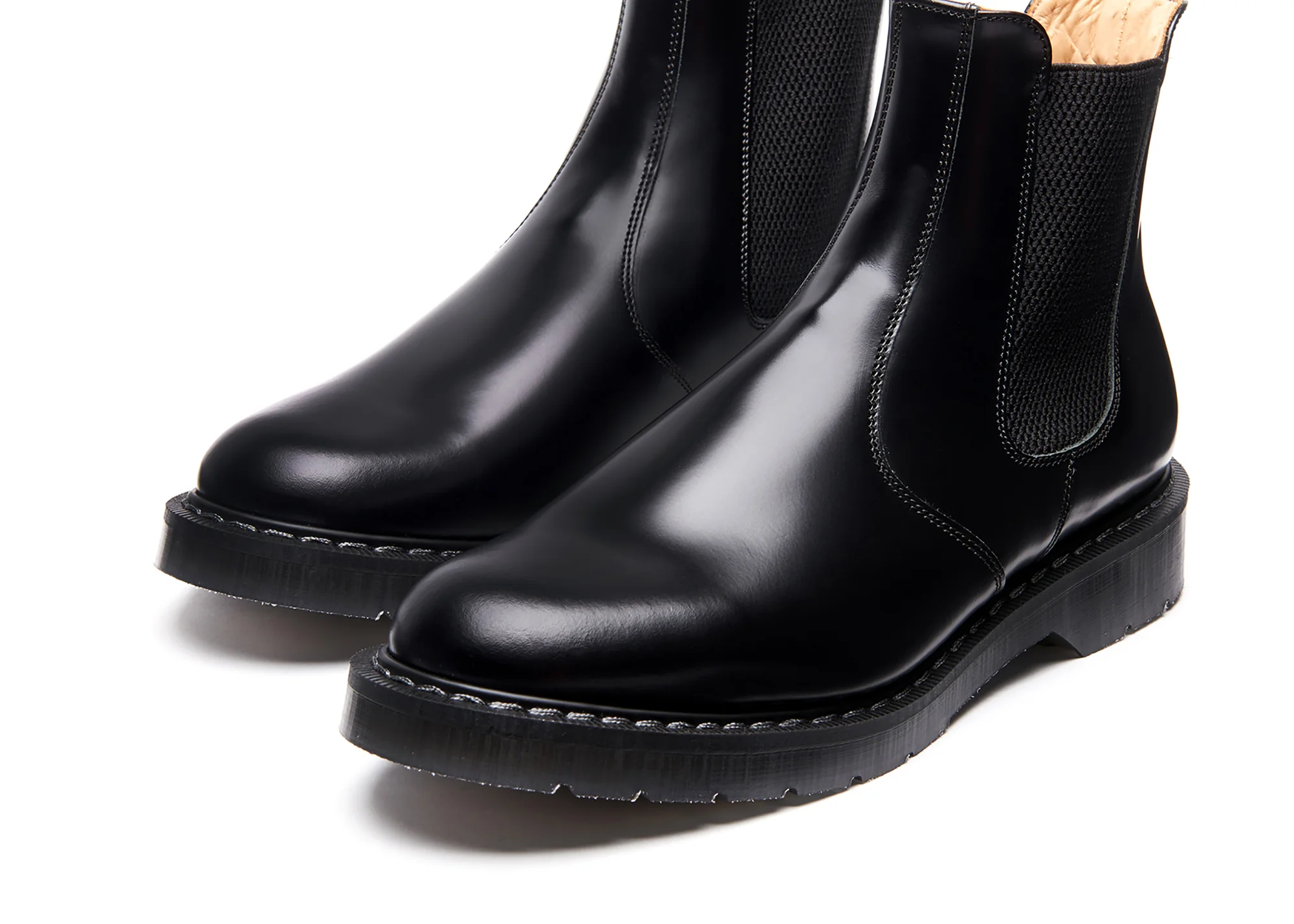 Black Hi-Shine Dealer Boot - Image 3