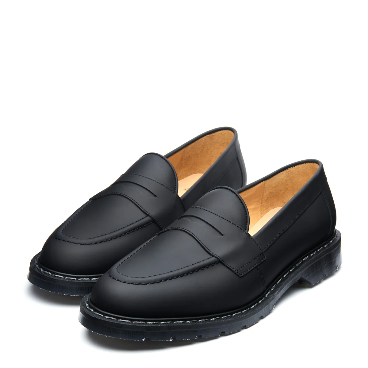 Black Greasy Penny Loafer - Image 3