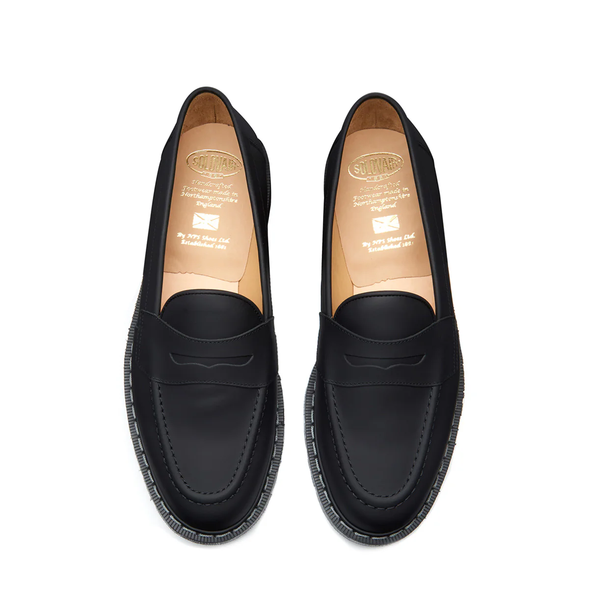Black Greasy Penny Loafer - Image 4