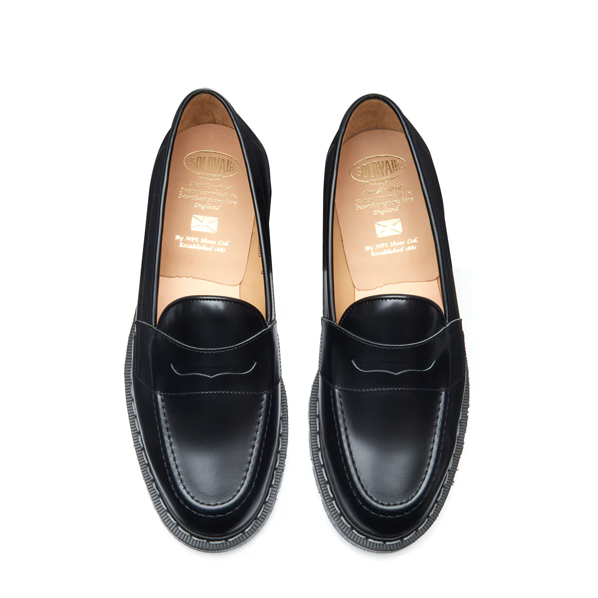 Black Hi-Shine Penny Loafer - Image 5