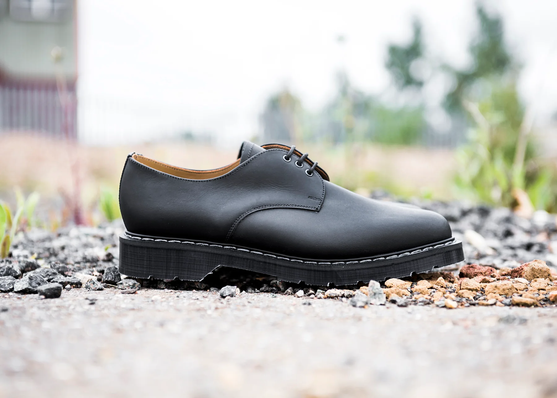 Black Greasy Gibson Shoe - Image 5