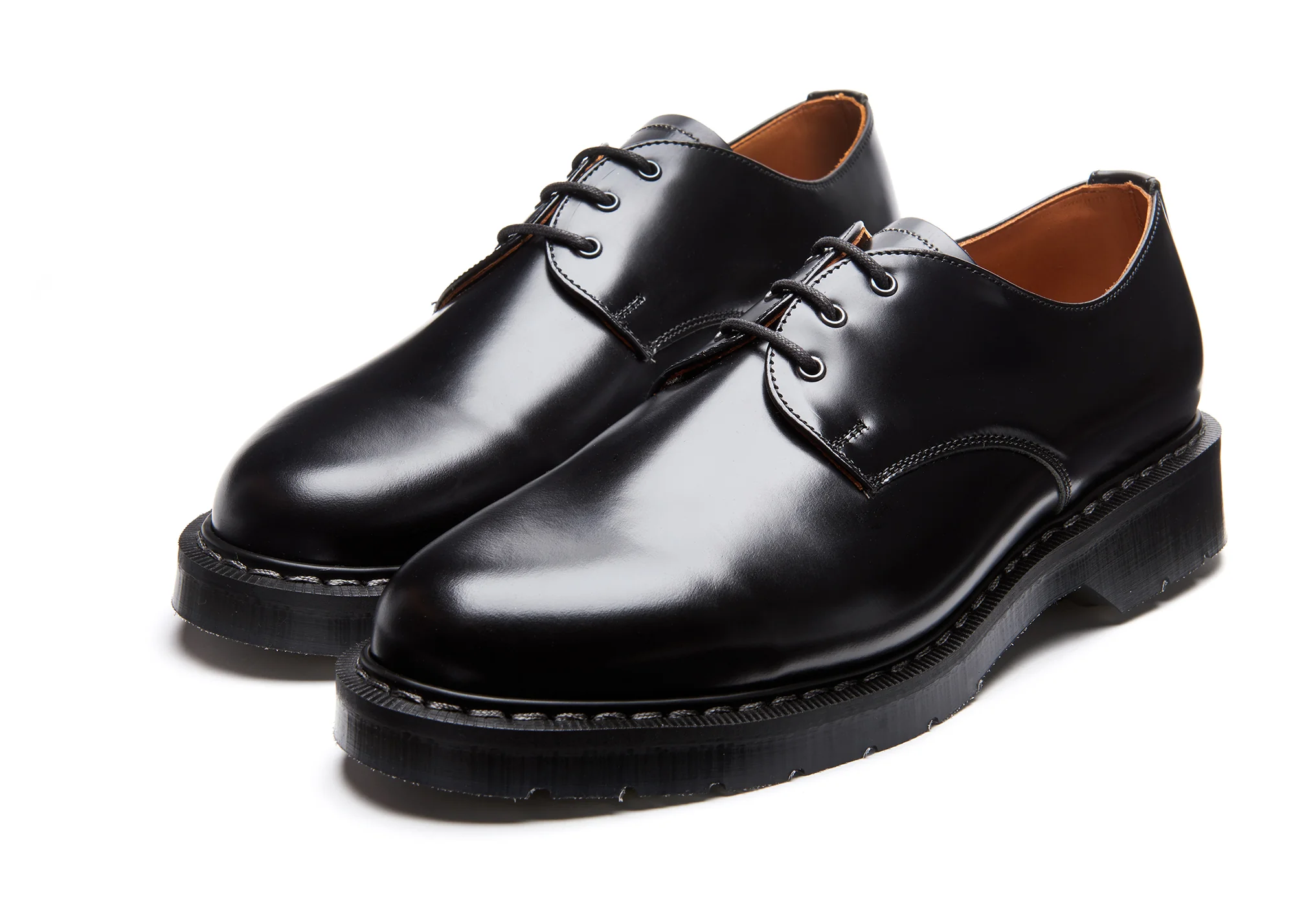 Black Hi-Shine Gibson Shoe - Image 3