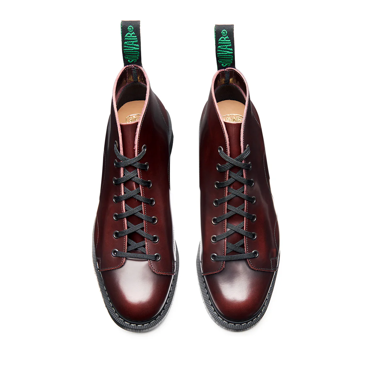 Burgundy Rub-Off Monkey Boot - Image 4